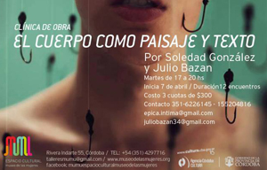 Clínica de obra: El cuerpo como paisaje